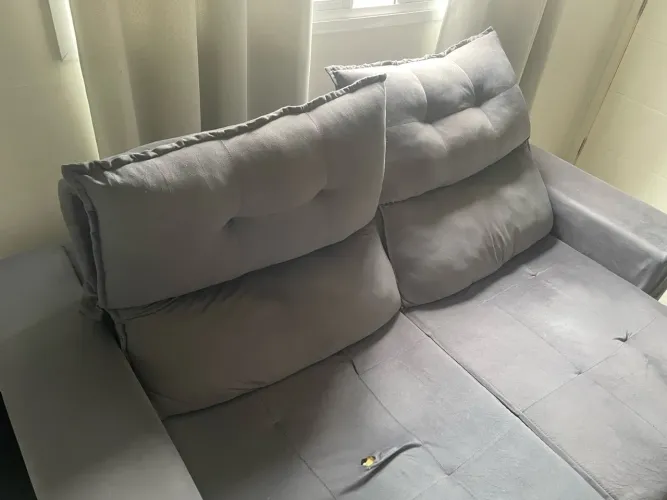 Sofá retrátil e reclinável 2 lugares