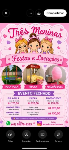 Festas e Locações