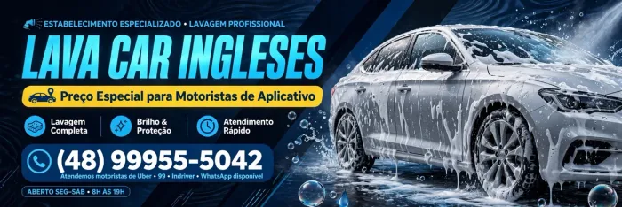 Lava car preço especial pra motoristas de aplicativo