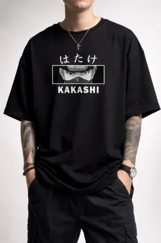 Camiseta Kakashi Hatake - Estilo Oversized