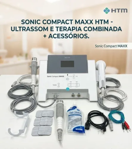 ? Sonic Compact MAXX HTM - Ultrassom e Terapia Combinada + Acessórios