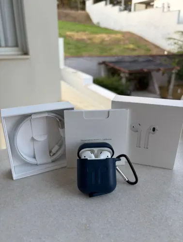AirPods Apple 2ª Geração Original IMPORTADO-Completo Caixa e Case- Sem Detalhes - PROMOÇÃO