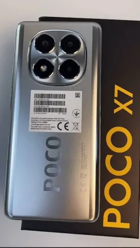 Poco x7 cinza novíssimo