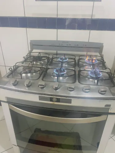 Vendo fogão Brastemp 6 bocas