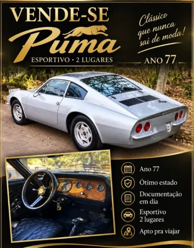 Puma GTE 1.6 Coupe 8V Gasolina 2P Manual 1977