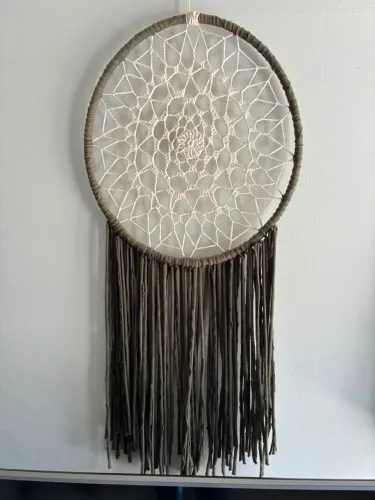 Painel de macrame Artesanal