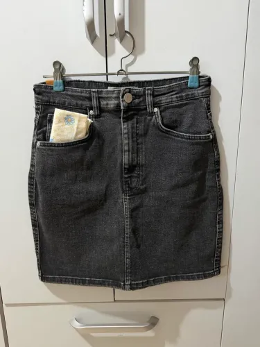 Saia jeans Zara Authentic Denim