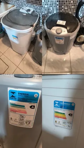 Kit tanquinho 4kg müeller e centrífuga 15kg suggar 127v