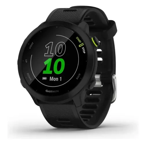 Forerunner 55 Preto Relógio Garmin Fitness com GPS e Monitor Cardíaco - Novo Lacrado