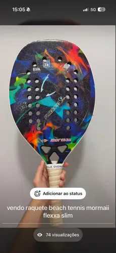 raquete de beach tennis - flexxa slim 