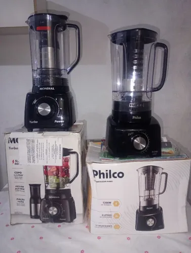 Vendo 2 liquidificador um mondial 550wtd e um Philco 1200wts