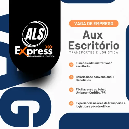 AUXILIAR DE LOGÍSTICA (COM EXPERIÊNCIA)