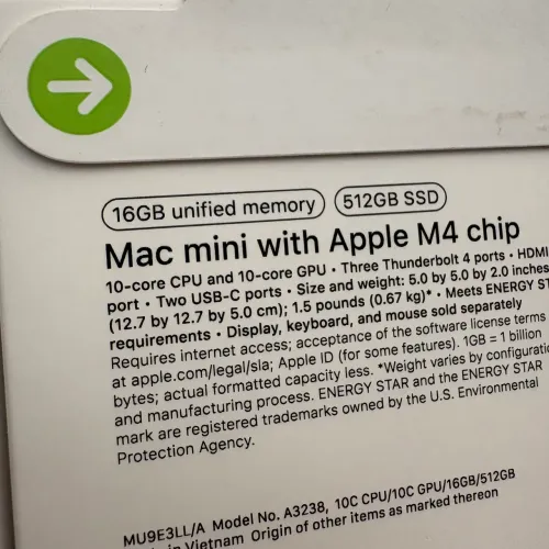 Mac Mini M4 16/512gb Novo Lacrado á Pronta Entrega !