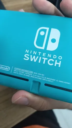 Nintendo Switch Lite 32gb Azul-turquesa (pouquissimo Uso)