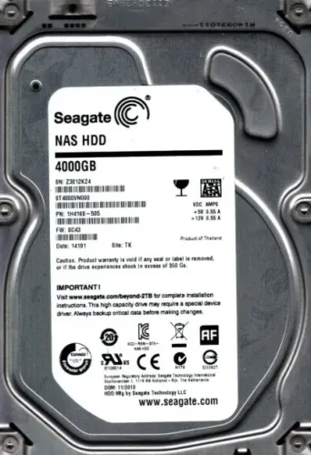 HD 4TB seagate st4000vn000 3.5 desktop/DVR