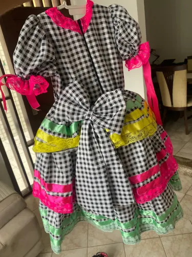 Vestido de Quadrilha Infantil