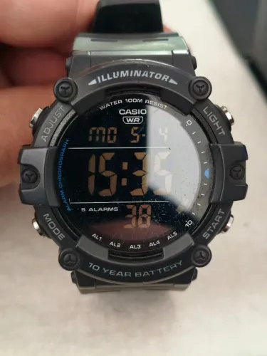 Relógio Casio AE-1500WH Original - Bateria de 10 Anos e Resistente à Água