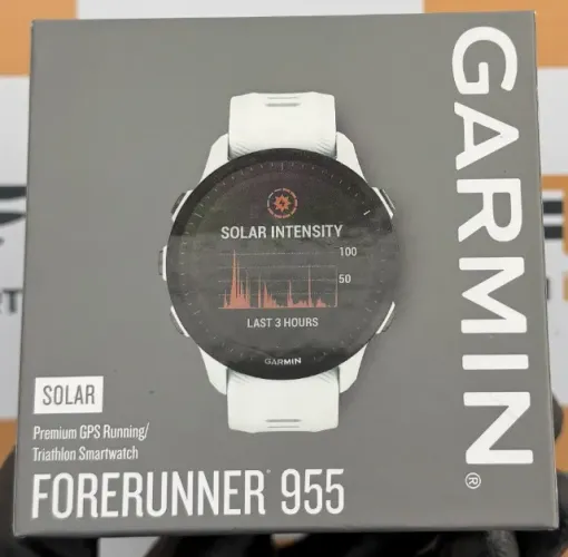 Smartwatch Garmin Forerunner 955 Solar Branco