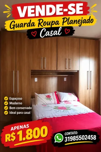 Guarda roupa planejando