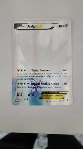 Dialga EX 122/119 Secret Rara Full Art PT-BR Original - Forças Fantasmas 2014
