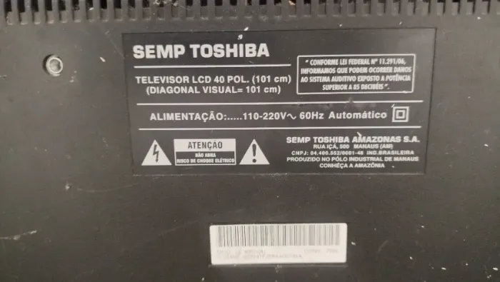 TV TCL 40 POLEGADAS COM DEFEITO