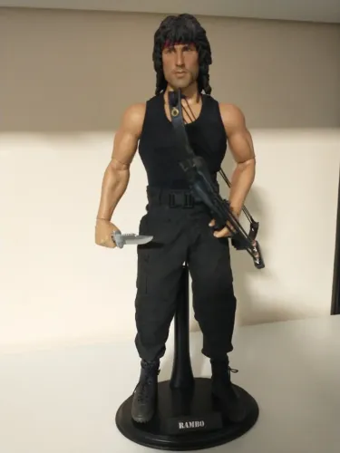 RAMBO 1/6 tipo hot toys e sideshow