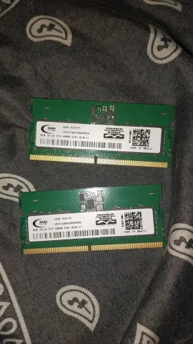 2x Memória RAM 8GB DDR5 4800MHz SODIMM Notebook