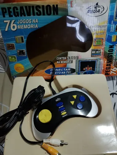 Pegavision 76 jogos na memória retrô ítem de colecionador leia a descrição faço Olx pay