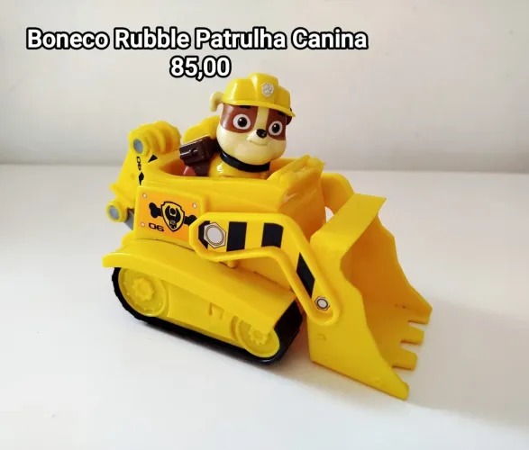Veículo Escavadeira do Rubble da Patrulha Canina da marca Sunny Brinquedos 