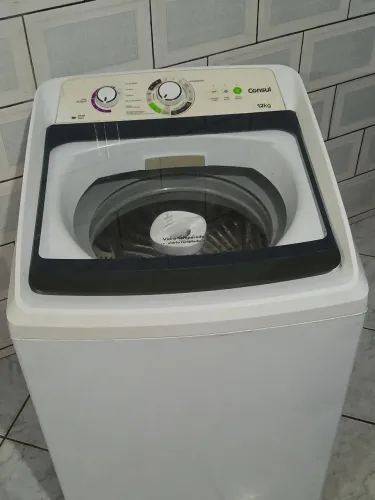 Lavadora Consul turbo 12 kg com cesto de inox tudo funcionando OK