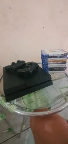 PS4 FAT 500GB 2 Controles + 11 Jogos