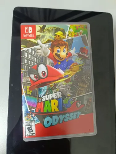 Jogo Super Mario Odissey novo praticamente
