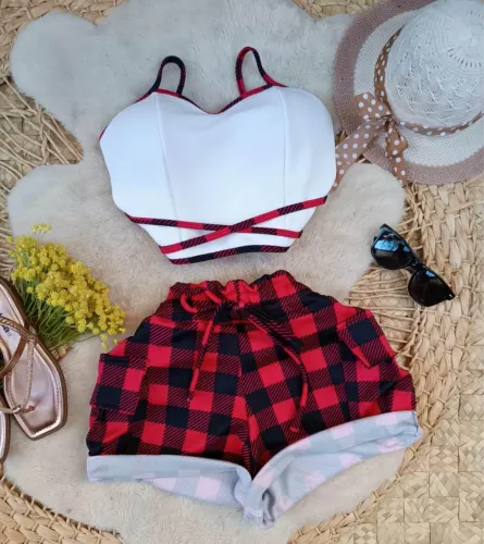 Conjunto Xadrez (veste do 36 ao 40)