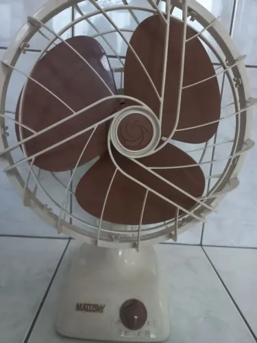 ANTIGO VENTILADOR MALLORY FUNCIONANDO PARA COLECIONADORES 