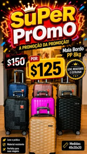 Mala bordo PP 8kg