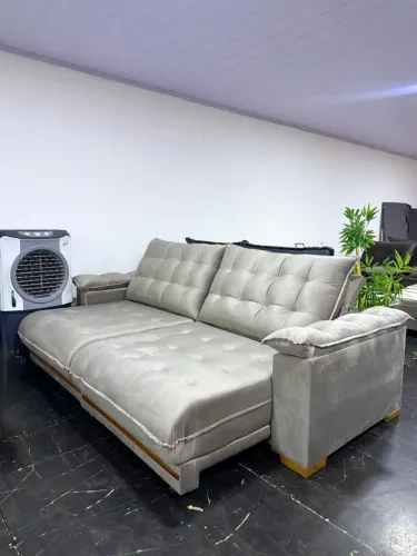 Sofá Fofão 2.90cm Retrátil e Reclinável