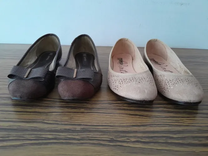 2 pares sapatilhas feminina