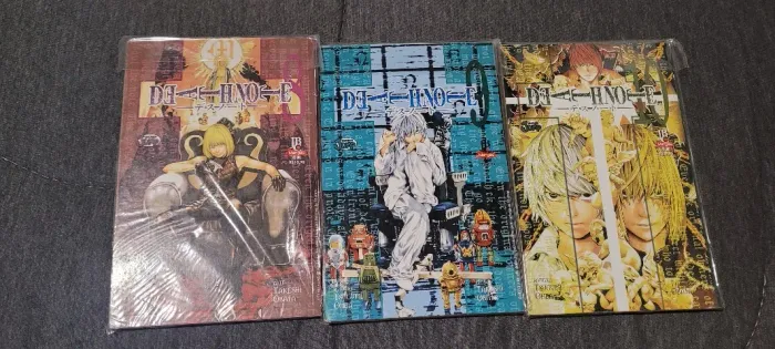 Death Note Manga JBC Volumes 8,9 e 10