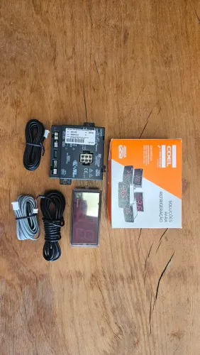 KIT CONTROLADOR COEL CERVEJEIRA GELOPAR K7 4 SET POINT GRBA230 COM CABOS