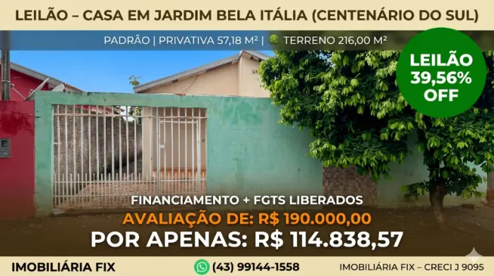 ? Realize o sonho da casa própria pagando parcelas que cabem perfeitamente no seu bolso!