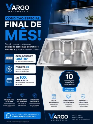 Promoção mês de Agosto Marmoraria