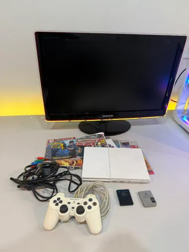 Ps2 branco último modelo feito