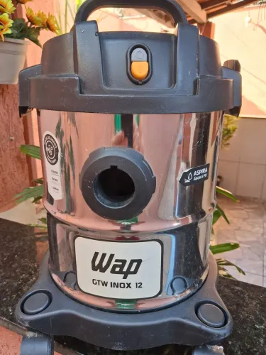 Aspirador de pó e água Wap gtw inox 12 conservado.