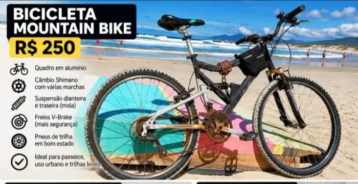 Bike usada.