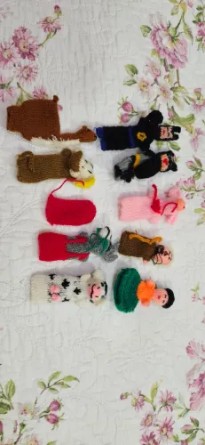Conjunto Nove Fantoches de Dedo