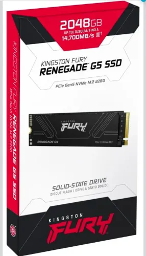 SSD Kingston Fury Renegade G5 2TB PCIe 5.0 NVMe M.2