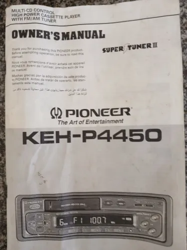 Manual Pioneer KEH-P4450