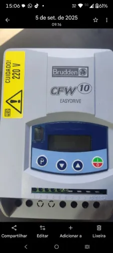 Inversor 2 HP Weg CFW 10 220v