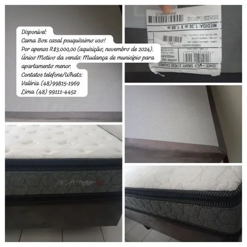 Cama box F. A Malibu semi novo