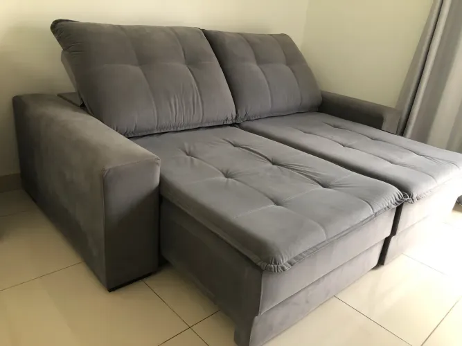 Sofá retratil e reclinavel